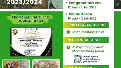 PPDB SMAN 1 MONTONG DEKAT DIHATI